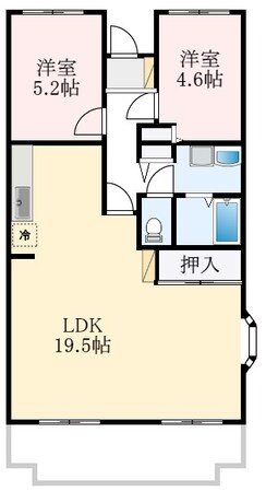 泉ケ丘駅 徒歩14分 2階の物件間取画像